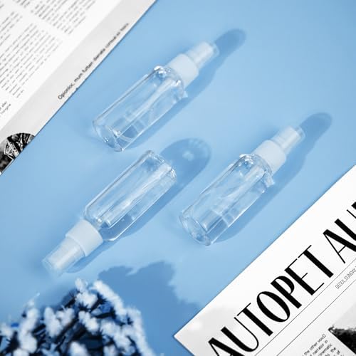 Zoizocp Spray Bottles, 2oz/50ml 12 Pack Clear Mini Travel Bottle Set - Image 7