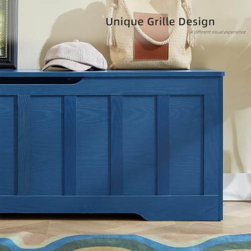 VANKILEY 51.2" Storage Chest Extra Large, Wooden Storage Bench - Image 6