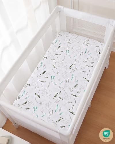 Pack and Play Sheets Fitted, Mini Crib Sheets 38x26 Inch - Image 6