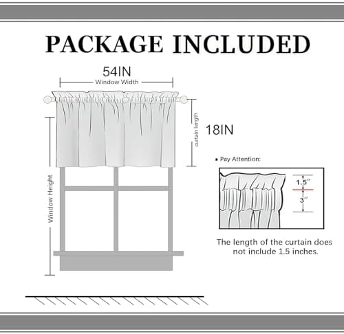 School Curtains Valance, Colorful Learning Tools Back to Classroom Short - Image 4