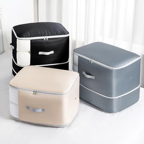 Comforter Storage Bag -Large Capacity Blanket Storage Bags 3-Layer Ultra Space - Image 7