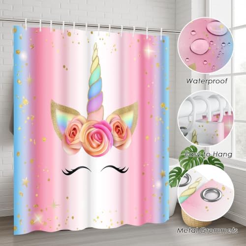 Britimes Bathroom Sets with Shower Curtain and Rugs - Image 6