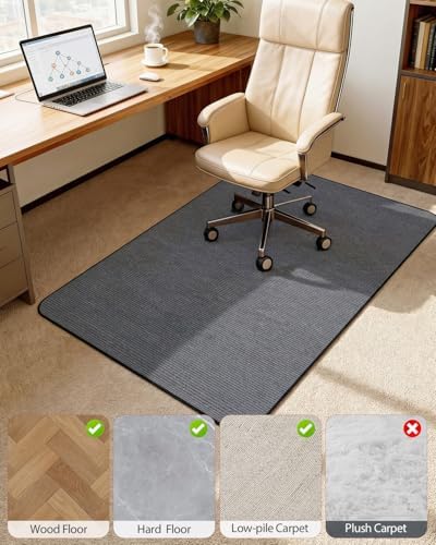 Blvornl Corduroy Office Chair Mat - Image 6