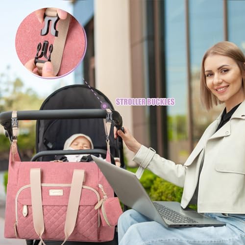 Tuwubi Diaper Bag Tote, Baby Diaper Bag - Image 6