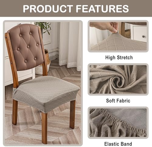 Genina Waterproof Chair Covers for Dining Room - Image 6