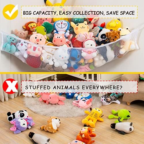 X-Large Stuffed Animal Storage Net, Holds 60 Plushies - Image 6