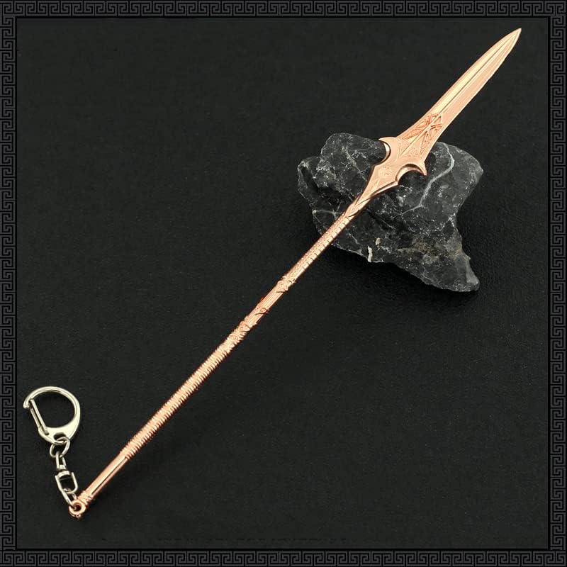 Superbuybox God of War Ragnarök Kratos Odin's Gungnir the spear of Odin Action Figures Game Toys Collection Keychain Gift Desk Decoration Backpack Pendant Gift