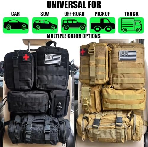 7 PACK Tactical Seat back organizer Truck organizer - Image 6