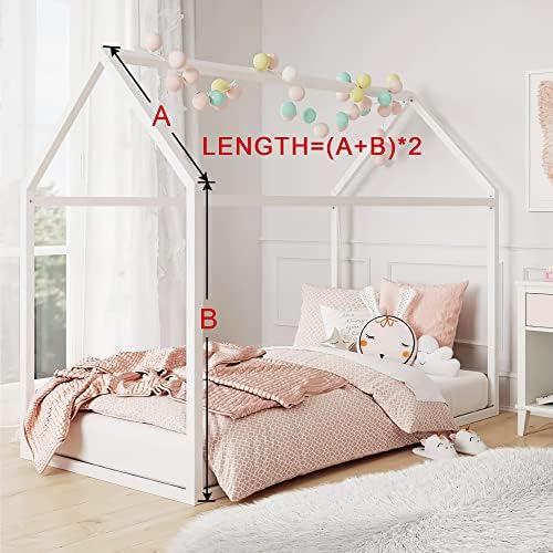 NICETOWN Cute Kids Bed Canopy for Nursery - Image 7