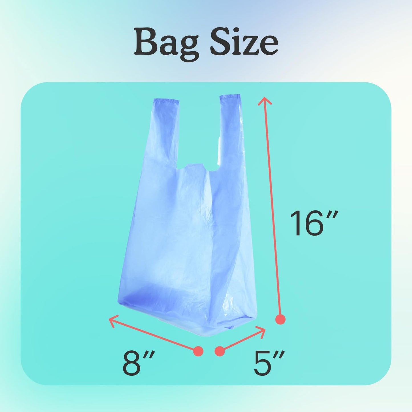 Because Incontinence Disposal Bags, Tear Resistant Disposal Bags for Men & Women, Extra-Large, Leak Protection, Odor Blocking, 50 Count