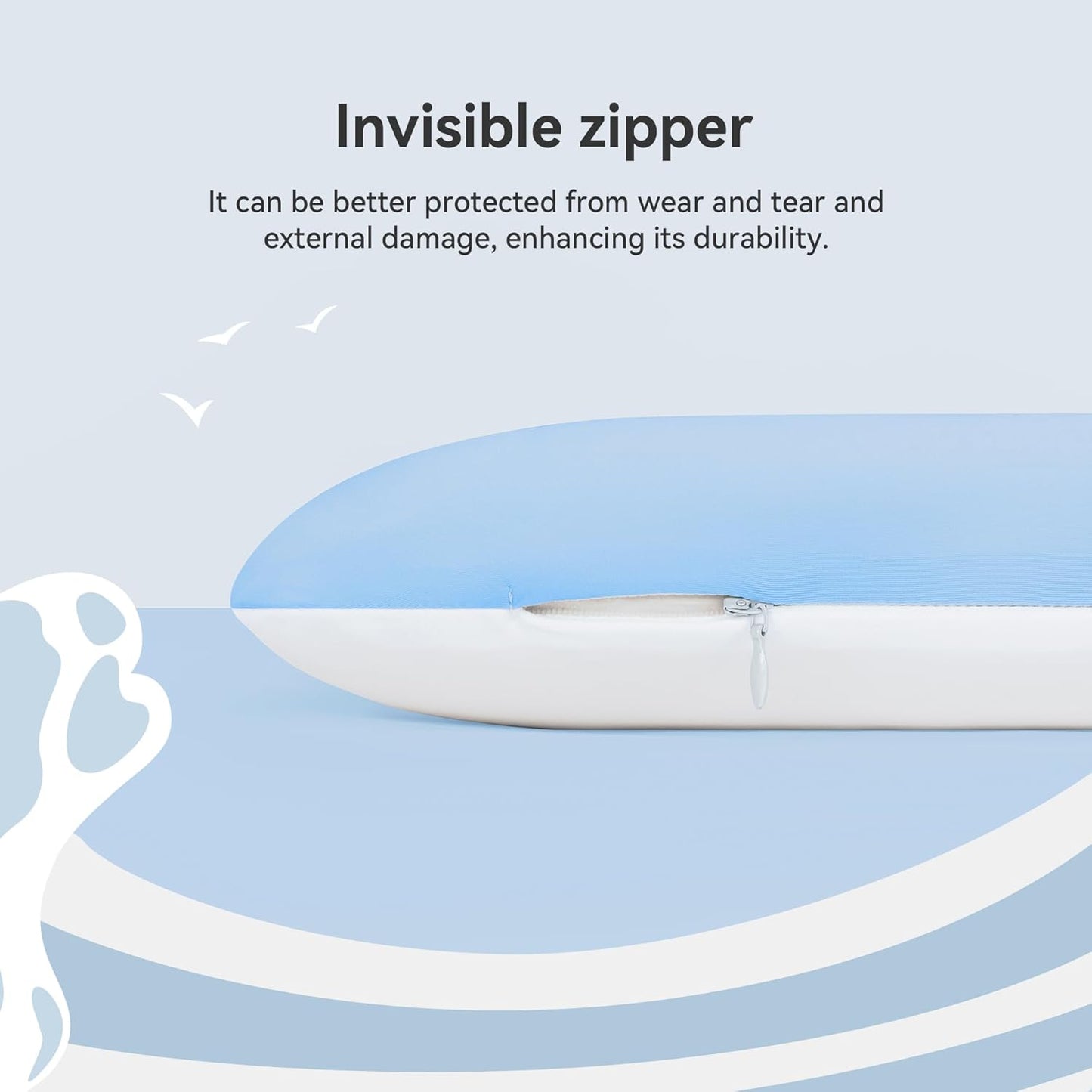 AM AEROMAX 2.75 Inches Queen Size Hyper Slim Memory Foam Pillow for Stomach and Back Sleepers - Thin, Flat Design for Cervical Neck Alignment and Deeper Sleep.