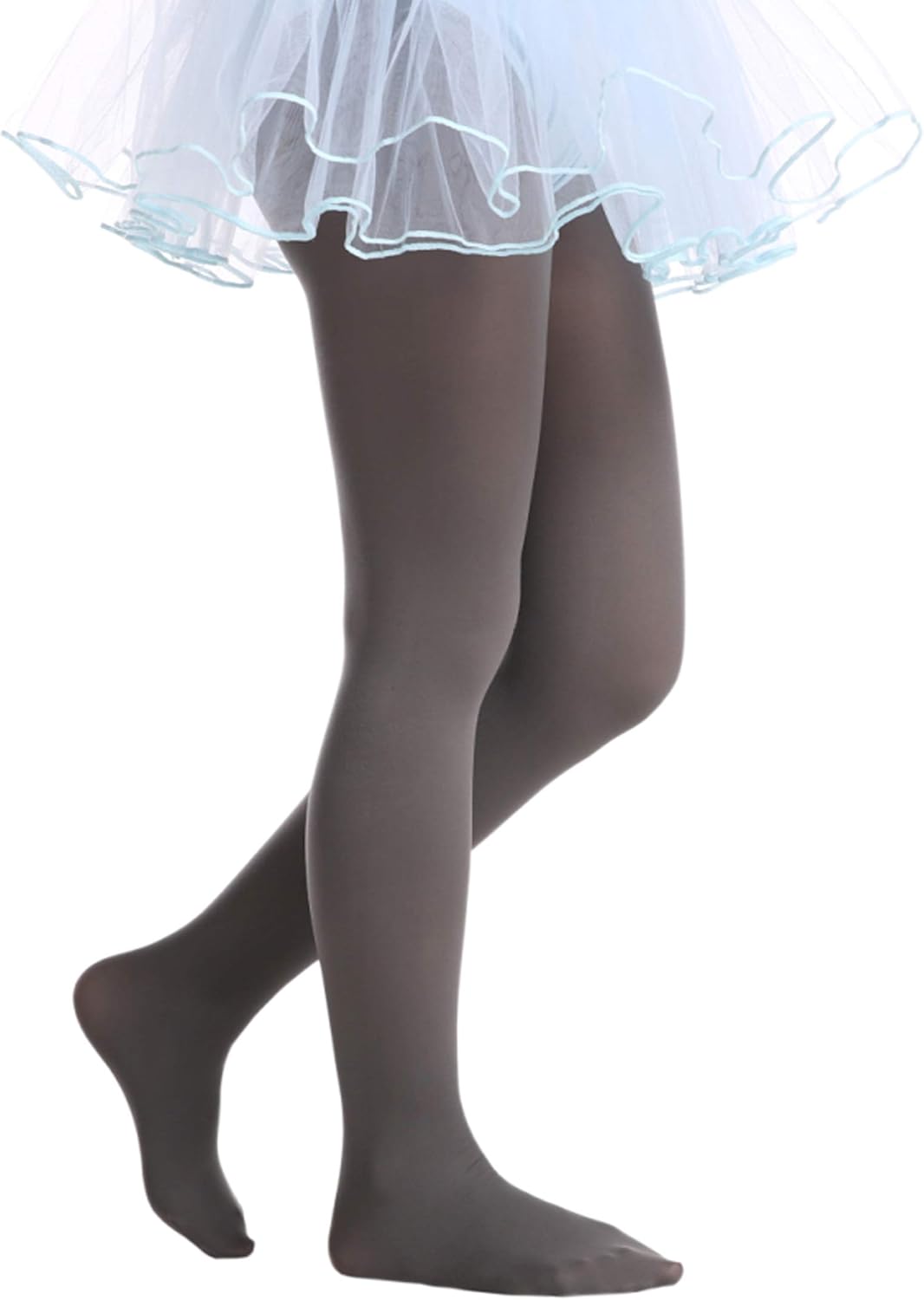 EVERSWE 3 Pairs Pack Girls Microfiber Tights Multiple Colors