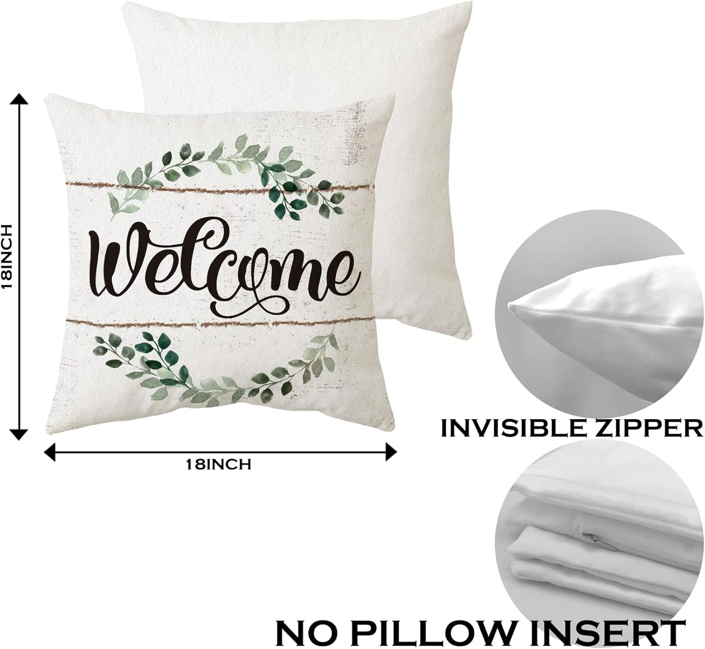 Sidhua Farmhouse Dinosaur Theme Pillowcase Decorations for Home, Nephewsaurus Like A Normal Nephew But More Awesome Dinosaur Throw Pillow Cover 18”x18”, Nephews Gifts, Nephew Gifts from Auntie Aunt