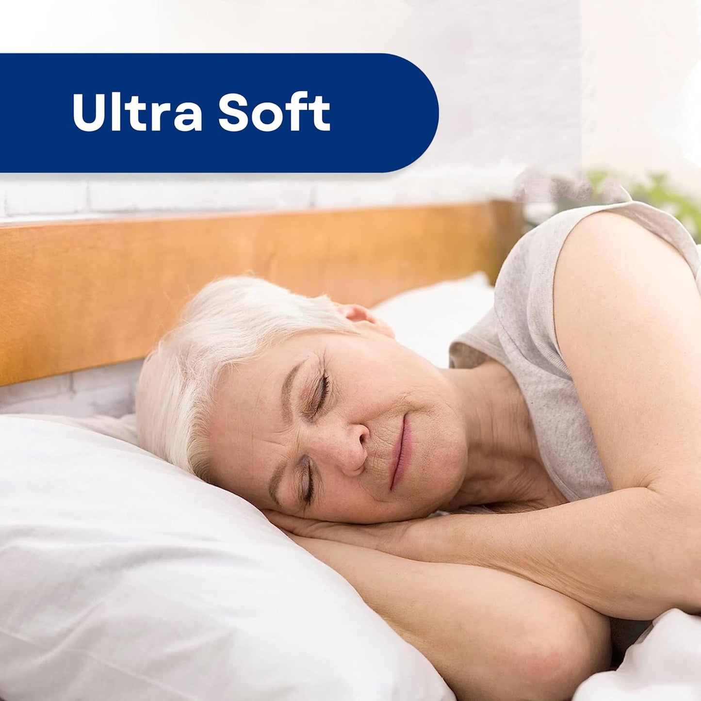 RMS Ultra Soft 4-Layer Washable and Reusable Incontinence Bed Pad - Waterproof Bed Pads, 18"X24" (3 Pack)