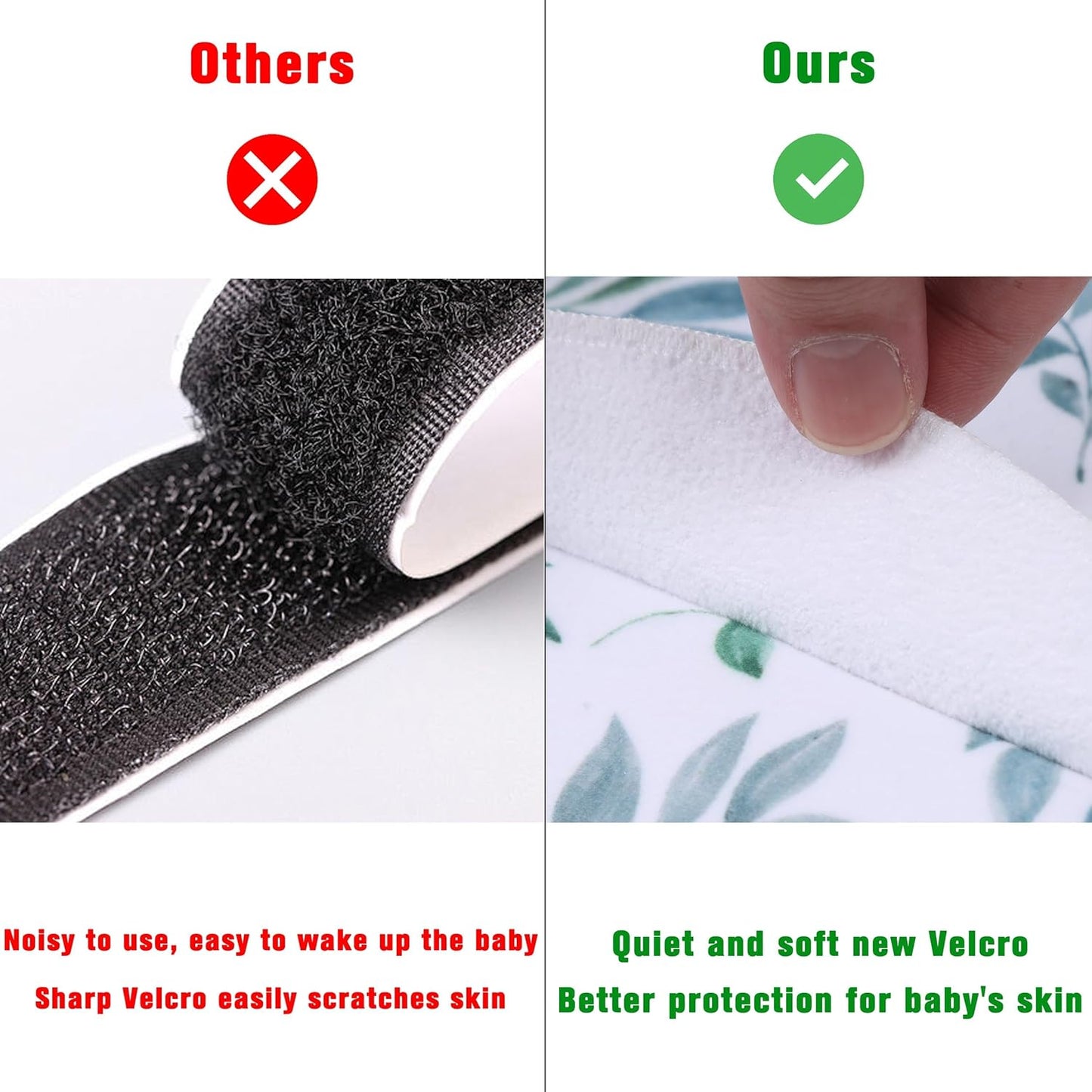 Newborn Sleep Sack Baby Swaddle,Swaddle me 0-3 Month,3-Way Adjustable Wearable Blanket,100% Rayon Cotton Swaddling Sleeping Bag,TOG 0.5 (Leaf, 0-3 Months)