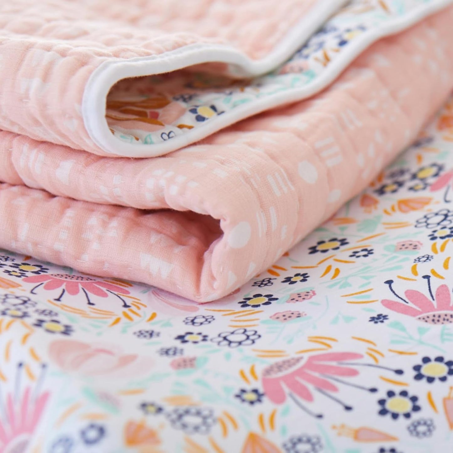 HonestBaby Unisex-Baby Fitted Crib Sheets Set Standard Mattress, 100% Organic Cotton Baby Boys, Girls, Neutral, 1 Pack - Jumbo Leaf Sage, One Size