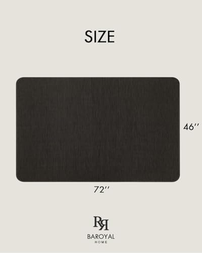 BARoyal Office Chair Mat for Hardwood Floor Under Desk Computer Rolling Chair - Image 2