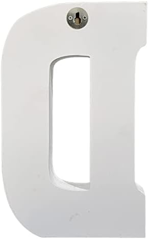 ABELOTS Large Wooden Distressed White Wash Alphabet Wall Art - Image 4