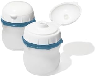 OXO Good Grips Prep & Go Silicone Squeeze Bottles 2 Pack-2.3oz, Ocean Blue by Unknown