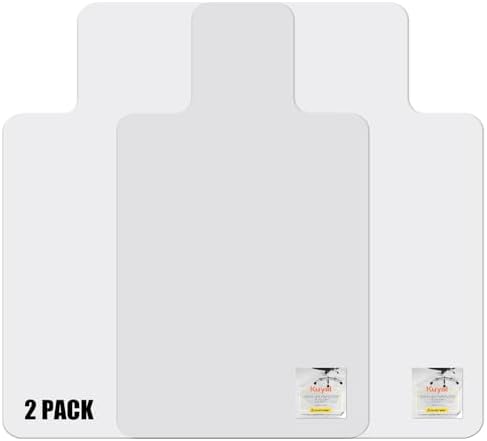 Kuyal 2 Pack 1/5" Thick Office Chair Mat, Heavy Duty Computer Chair Mat by Kuyal