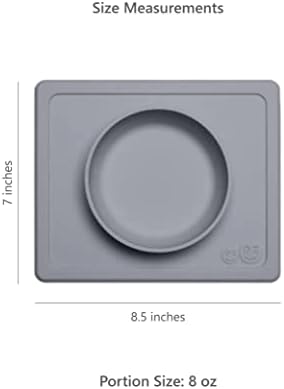 ezpz Mini Bowl - 12 Months+ - 100% Silicone Suction Placemat + Bowl - Image 3