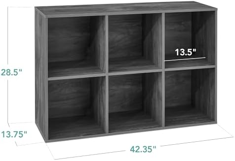 Best Choice Products 6-Cube Storage Organizer, 13.5in Shelf Opening, Display - Image 2