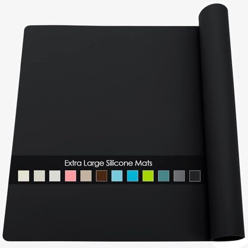 Large Silicone Mats for Kitchen Counter, 27.6 x 16'' Countertop Protector Mat by QPIXDIGITAL