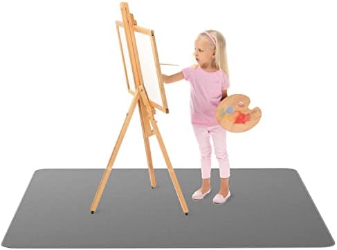 Super Jumbo Splat Mat – 60” x 60” Extra Large Waterproof and Washable by HIGHERHUMAN