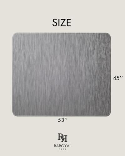 Baroyal Office Chair Mat for Hardwood Floor Under Desk Computer Rolling Chair - Image 6