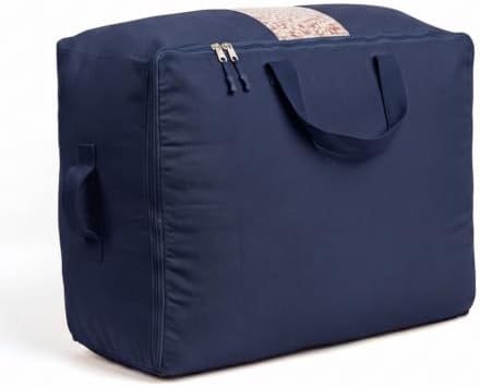 Soft Canvas Storage Bags with Zipper. Thick Breathable by VeraMia