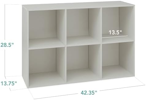 Best Choice Products Kids Bookcase 6-Cube Storage Organizer, 13.5in Shelf - Image 2