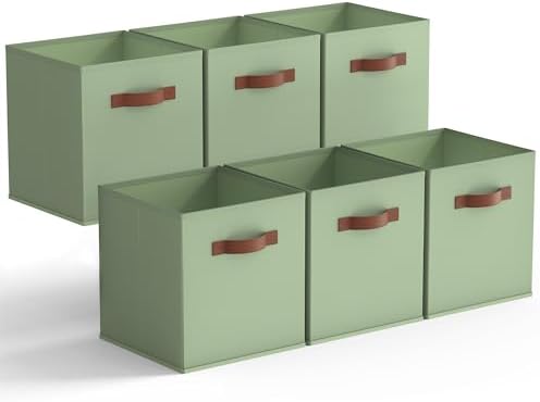 GRANNY SAYS 13 Inch Storage Cube Organizers, Sage Green by GRANNYSAYS