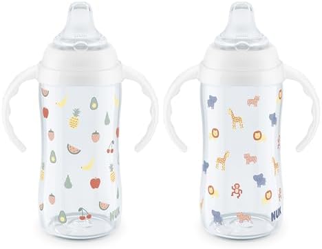 NUK Learner Cup, 8+ Months, Fun Fruits and Animals, Amazon Exclusive Collection by NUK