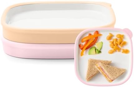 Ello Clean Start Ceramic Toddler Plates by Ello