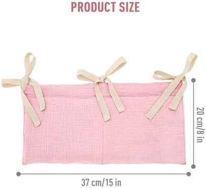 Cinaci 2pcs Cotton Pram Stroller Caddy Baby Crib Hanging Organizers Storage - Image 2
