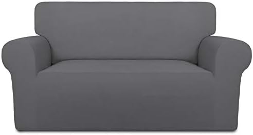 PureFit Stretch Loveseat Covers Fleece Couch Covers by PureFit