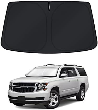 KUST Windshield Sun Shade for 2015-2020 Chevrolet Chevy Suburban/Tahoe by KUST