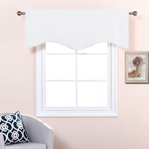 NICETOWN Pure White Curtain Valance - Image 6