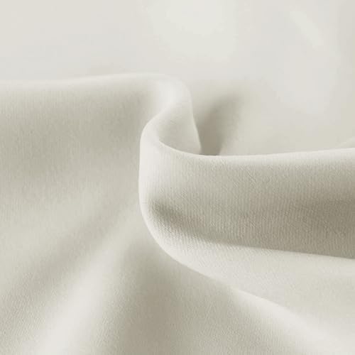 Hiasan Ivory Valance Curtains for Window 42 x 18 Inches 1 Panel - Image 4