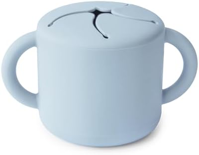 mushie Silicone Snack Cup | Spill Proof Food Container by mushie