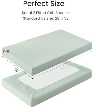 Muslin Crib Sheets for Boy Girl - Image 7