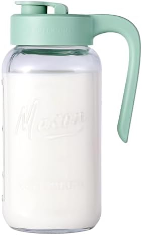 Mason Jar Pitcher, 64 oz, Glass Pitcher by spreccio