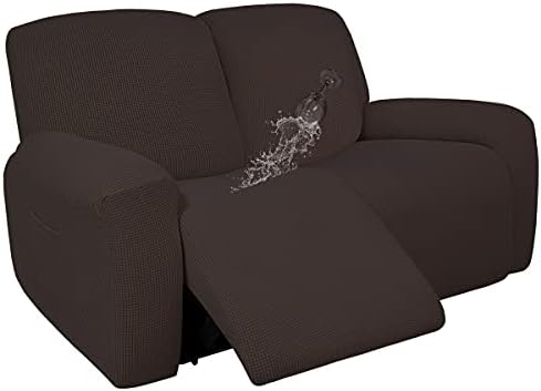 Easy-Going 100% Dual Waterproof Recliner Loveseat Cover, 6-Pieces Stretch by Easy-Going