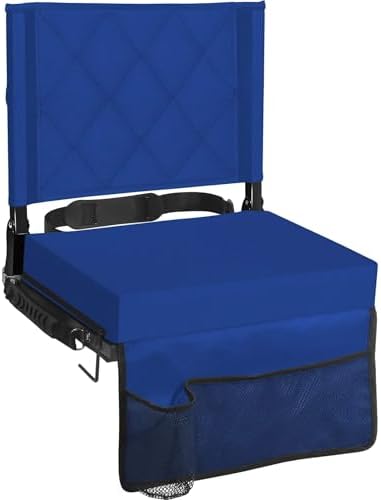 Sheenive Stadium Seats with Back Support, Padded Bleacher Seat Cushion by Sheenive