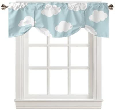 Kids Blackout Tie Up Valance Curtains by VandarllinHomeKitchenDecor