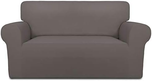 PureFit Stretch Loveseat Covers Fleece Couch Covers by PureFit