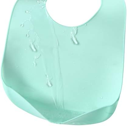 PandaEar 3 Pack Waterproof Silicone Baby Bibs| Super Thin Light Weight Feeding - Image 4