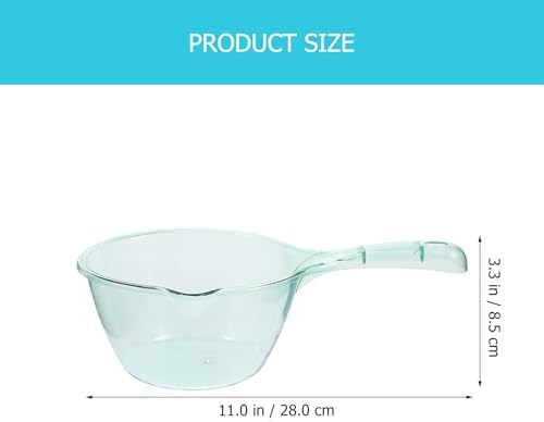Abaodam 3pcs Bath Water Ladles Set, Thickened Plastic Reusable Water Scoops - Image 2