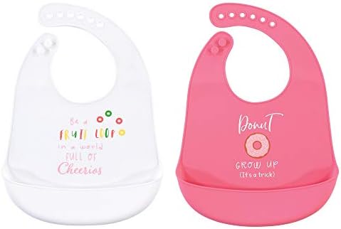 Hudson Baby Unisex Baby Silicone Bibs, One Size by HudsonBaby