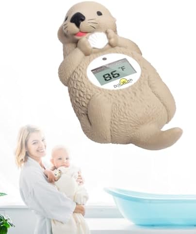 Baby Bath Thermometer for Infants Otter Baby Water Thermometer for Bathtub by Unknown